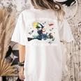 Halloween There's Room On My Broom For You Too Teacher Women's Comfort Colors T-Shirt Back Print Ivory Halloween There's Room On My Broom For You Too Teacher Women's Comfort Colors T-Shirt Back Print Ivory