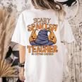 Halloween Scary Spanish Teacher No Costume Required For Men Women Women's Comfort Colors T-Shirt Back Print Ivory Halloween Scary Spanish Teacher No Costume Required For Men Women Women's Comfort Colors T-Shirt Back Print Ivory