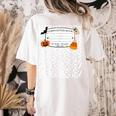 Halloween Teacher Composition Book Notebook Matching Group Women's Comfort Colors T-Shirt Back Print Ivory Halloween Teacher Composition Book Notebook Matching Group Women's Comfort Colors T-Shirt Back Print Ivory