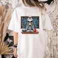 Halloween Teacher I'Ll Just Wait Until It's Quiet Women Women's Comfort Colors T-Shirt Back Print Ivory