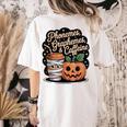 Halloween Teacher Phonemes Graphemes Caffeine Coffee Lover Women's Comfort Colors T-Shirt Back Print Ivory Halloween Teacher Phonemes Graphemes Caffeine Coffee Lover Women's Comfort Colors T-Shirt Back Print Ivory
