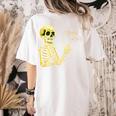 Halloween Teacher Six Seven 6 7 Skeleton Spooky Costume Women's Comfort Colors T-Shirt Back Print Ivory Halloween Teacher Six Seven 6 7 Skeleton Spooky Costume Women's Comfort Colors T-Shirt Back Print Ivory