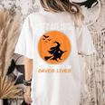 Halloween Teacher Witch Lets Eat Kids Punctuation Women's Comfort Colors T-Shirt Back Print Ivory Halloween Teacher Witch Lets Eat Kids Punctuation Women's Comfort Colors T-Shirt Back Print Ivory