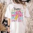 Happy Dot Day 2025 Coquette Bow Teachers Kids Boys Girls Women's Comfort Colors T-Shirt Back Print Ivory Happy Dot Day 2025 Coquette Bow Teachers Kids Boys Girls Women's Comfort Colors T-Shirt Back Print Ivory