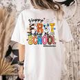 Happy First Day Of School PE Teacher Life Back To School Women's Comfort Colors T-Shirt Back Print Ivory Happy First Day Of School PE Teacher Life Back To School Women's Comfort Colors T-Shirt Back Print Ivory