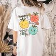 Happy To See Your Face Teacher Apple Women's Comfort Colors T-Shirt Back Print Ivory Happy To See Your Face Teacher Apple Women's Comfort Colors T-Shirt Back Print Ivory