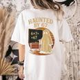 Haunted By 67 Ghost Math Joke Student Halloween Nerd Teacher Women's Comfort Colors T-Shirt Back Print Ivory Haunted By 67 Ghost Math Joke Student Halloween Nerd Teacher Women's Comfort Colors T-Shirt Back Print Ivory
