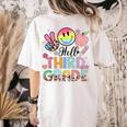 Hello 3rd Grade Boy Girl Teacher Back To School 3rd Grade Women's Comfort Colors T-Shirt Back Print Ivory Hello 3rd Grade Boy Girl Teacher Back To School 3rd Grade Women's Comfort Colors T-Shirt Back Print Ivory
