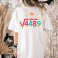 HUGvyn Square Root 4489 Math Teacher 67 Meme Halloween Women's Comfort Colors T-Shirt Back Print Ivory