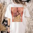 Human Muscles Organs Scary Anatomy Teacher Halloween Costume Women's Comfort Colors T-Shirt Back Print Ivory Human Muscles Organs Scary Anatomy Teacher Halloween Costume Women's Comfort Colors T-Shirt Back Print Ivory