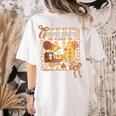Humpty Dumpty Had A Great Fall Teacher Thanksgiving Autumn Women's Comfort Colors T-Shirt Back Print Ivory