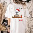 I'Ll Just Wait Until It's Quiet Skeleton Teacher Christmas Women's Comfort Colors T-Shirt Back Print Ivory I'Ll Just Wait Until It's Quiet Skeleton Teacher Christmas Women's Comfort Colors T-Shirt Back Print Ivory