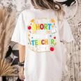 I'm Not Short I'm A Pre-K Teacher Size Back To School Women's Comfort Colors T-Shirt Back Print Ivory I'm Not Short I'm A Pre-K Teacher Size Back To School Women's Comfort Colors T-Shirt Back Print Ivory
