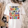 I'm Not Short I'm A Preschool Teacher Size Quote Women Women's Comfort Colors T-Shirt Back Print Ivory I'm Not Short I'm A Preschool Teacher Size Quote Women Women's Comfort Colors T-Shirt Back Print Ivory