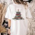I'm Ok Read Book Reading Nerd Librarian Teacher School Women's Comfort Colors T-Shirt Back Print Ivory