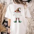 I'm The Science Teacher Elf Family Matching Group Christmas Women's Comfort Colors T-Shirt Back Print Ivory I'm The Science Teacher Elf Family Matching Group Christmas Women's Comfort Colors T-Shirt Back Print Ivory