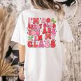 I'm So Berry Glad You Are Strawberry Elementary Teacher Women's Comfort Colors T-Shirt Back Print Ivory
