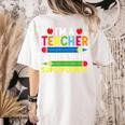 I'm A Teacher What's Your Superpower Back To School Women's Comfort Colors T-Shirt Back Print Ivory I'm A Teacher What's Your Superpower Back To School Women's Comfort Colors T-Shirt Back Print Ivory