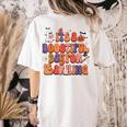 It's A Bootiful Day For Learning Cute Teacher Halloween Women's Comfort Colors T-Shirt Back Print Ivory