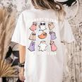 It’s Okay To Feel All The Feels Special Ed Teacher Halloween Women's Comfort Colors T-Shirt Back Print Ivory