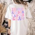 In My Kindergarten Era Teacher Kids Back To School Kinder Women's Comfort Colors T-Shirt Back Print Ivory In My Kindergarten Era Teacher Kids Back To School Kinder Women's Comfort Colors T-Shirt Back Print Ivory