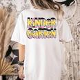 Kindergarten Pencil First Day Of School Teacher Toddler Kids Women's Comfort Colors T-Shirt Back Print Ivory Kindergarten Pencil First Day Of School Teacher Toddler Kids Women's Comfort Colors T-Shirt Back Print Ivory