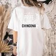La Profe Mas Chingona Spanish Female Teacher Women's Comfort Colors T-Shirt Back Print Ivory La Profe Mas Chingona Spanish Female Teacher Women's Comfort Colors T-Shirt Back Print Ivory