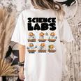 Labrador Retriever Science Labs Dog Lover Teacher Women's Comfort Colors T-Shirt Back Print Ivory