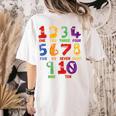 Learning Math Numbers Counting Back To School Teacher For Men Women Girls Kids Women's Comfort Colors T-Shirt Back Print Ivory Learning Math Numbers Counting Back To School Teacher For Men Women Girls Kids Women's Comfort Colors T-Shirt Back Print Ivory