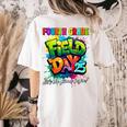Let The Games Begin Fourth Grade Field Day 2025 Teacher Kid Women's Comfort Colors T-Shirt Back Print Ivory