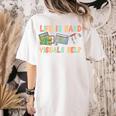 Life Is Hard Visuals Help Special Education SPED Teacher Women's Comfort Colors T-Shirt Back Print Ivory