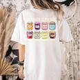 Literacy Is My Jam And I'm Here To Spread Literacy Teacher Women's Comfort Colors T-Shirt Back Print Ivory Literacy Is My Jam And I'm Here To Spread Literacy Teacher Women's Comfort Colors T-Shirt Back Print Ivory