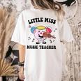 Little Miss Music Teacher Music Teacher Team Women's Comfort Colors T-Shirt Back Print Ivory Little Miss Music Teacher Music Teacher Team Women's Comfort Colors T-Shirt Back Print Ivory