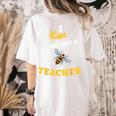 I Love Bee-Ing A Teacher Honey Bee Job Profession Women's Comfort Colors T-Shirt Back Print Ivory I Love Bee-Ing A Teacher Honey Bee Job Profession Women's Comfort Colors T-Shirt Back Print Ivory