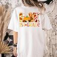 Love First Grade Happy Fall Thanksgiving Women 1st Teacher Women's Comfort Colors T-Shirt Back Print Ivory Love First Grade Happy Fall Thanksgiving Women 1st Teacher Women's Comfort Colors T-Shirt Back Print Ivory
