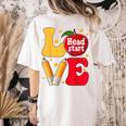 Love Headstart Head Start Teachers First Day Of School Women's Comfort Colors T-Shirt Back Print Ivory Love Headstart Head Start Teachers First Day Of School Women's Comfort Colors T-Shirt Back Print Ivory