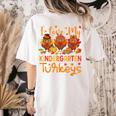 I Love My Kindergarten Turkeys Thanksgiving Teacher Students Women's Comfort Colors T-Shirt Back Print Ivory I Love My Kindergarten Turkeys Thanksgiving Teacher Students Women's Comfort Colors T-Shirt Back Print Ivory