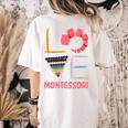Love Montessori Education Math Teacher Women's Comfort Colors T-Shirt Back Print Ivory Love Montessori Education Math Teacher Women's Comfort Colors T-Shirt Back Print Ivory