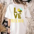 Love Preschool Back To School Yellow Bee Preschool Teacher For Men Women Girls Kids Women's Comfort Colors T-Shirt Back Print Ivory