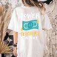 Lower Teacher's Salaries For Men Women Girls Kids Women's Comfort Colors T-Shirt Back Print Ivory