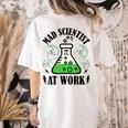Mad Scientist Science Teacher Halloween Costume Teen Girls Women's Comfort Colors T-Shirt Back Print Ivory Mad Scientist Science Teacher Halloween Costume Teen Girls Women's Comfort Colors T-Shirt Back Print Ivory