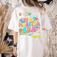 In My Maestra Era Spanish Bilingual Teacher Back To School Women's Comfort Colors T-Shirt Back Print Ivory