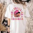 Man I Feel Like a Teacher Women Western Teacher Halloween Women's Comfort Colors T-Shirt Back Print Ivory Man I Feel Like a Teacher Women Western Teacher Halloween Women's Comfort Colors T-Shirt Back Print Ivory