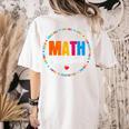Math Interventionist Teacher Coach Squad Mathematics STEM Women's Comfort Colors T-Shirt Back Print Ivory Math Interventionist Teacher Coach Squad Mathematics STEM Women's Comfort Colors T-Shirt Back Print Ivory