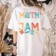 Math Is My Jam School Mathematics Women Men Math Teacher Women's Comfort Colors T-Shirt Back Print Ivory Math Is My Jam School Mathematics Women Men Math Teacher Women's Comfort Colors T-Shirt Back Print Ivory