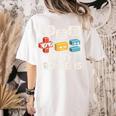 Math Problems Symbols Teacher Back To School Girl Boy Women's Comfort Colors T-Shirt Back Print Ivory