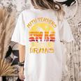 Math Teacher Shirt Math Teachers Love Brains Halloween Math For Men Women Women's Comfort Colors T-Shirt Back Print Ivory