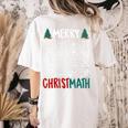 Merry Christmath – Math Christmas For Math Teacher For Men Women Kids Women's Comfort Colors T-Shirt Back Print Ivory