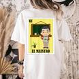 Mexican For Teachers El Maestro Women's Comfort Colors T-Shirt Back Print Ivory Mexican For Teachers El Maestro Women's Comfort Colors T-Shirt Back Print Ivory