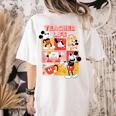 Mickey Mouse Teacher Life Women's Comfort Colors T-Shirt Back Print Ivory
